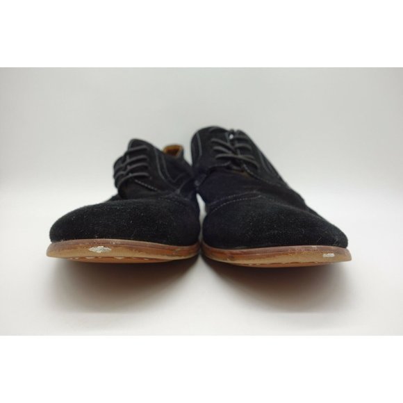 Aldo Black Leather Dress Casual Wingtip Oxfords Shoes Men\'s 43.5 / 10.5 main image 2